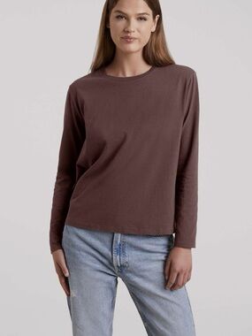 Nuuds Everyday Long Sleeve Shirt in Dark Brown